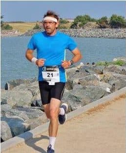 Coureur du CAC sur le front de mer